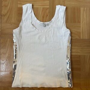 Gianfranco Ferre Sequin Tank Top